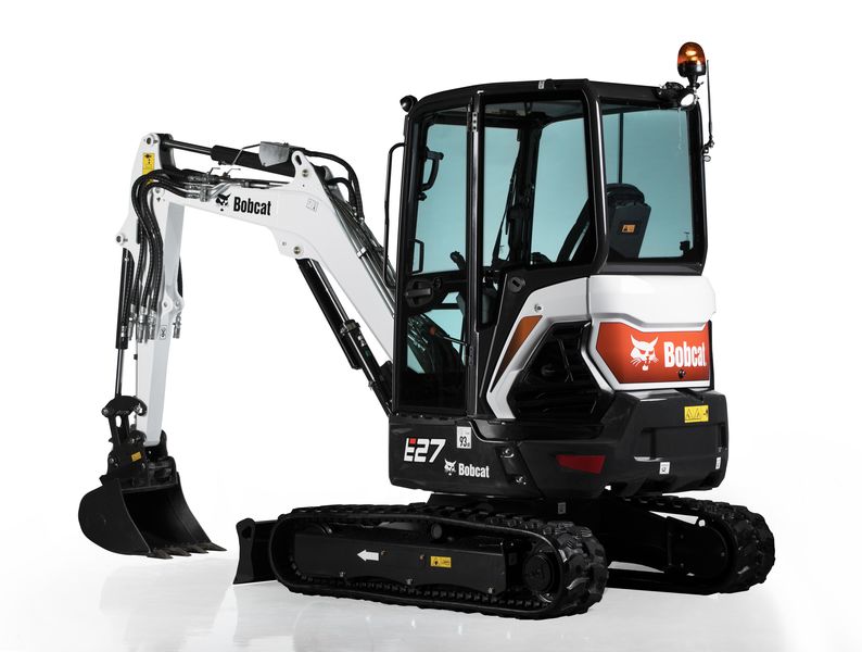 Bobcat E27 mini forgókotró gyári megjelenés